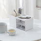 Desktop Storage Storage Box Large Capacity Double Drawer Jewelry Box European Dresser Makeup Hand Jewelry Box Pen Holder