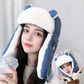 Lei Feng Hat Female Cat Ears Cute Autumn and Winter Cycling Windproof Ear Protection Hat Winter Cold and Warm Cotton Hat