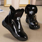 Winter Fashion Women's Shoes Mid-tube Flat Snow Boots Women's Casual Sports Side Zipper Cotton Boots