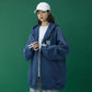 Autumn and Winter Coat Women's Preppy Style Hooded Zipper Cardigan Sweater Ins All-match Korean Jacket Ladies Loose Casual Coat