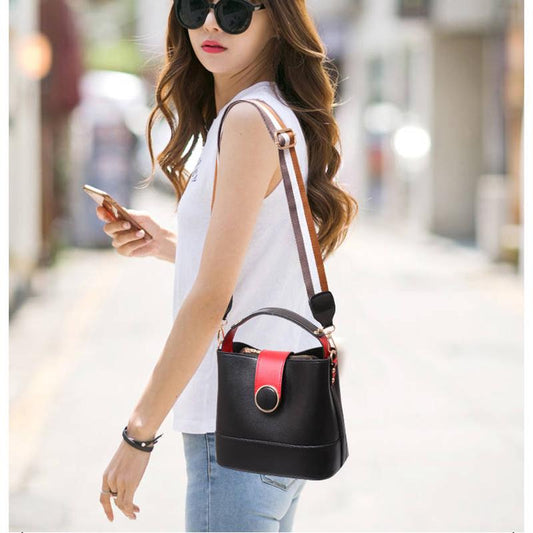Handbag for women small square leather shoulder handbags organiser storage umbrella mini IPAD