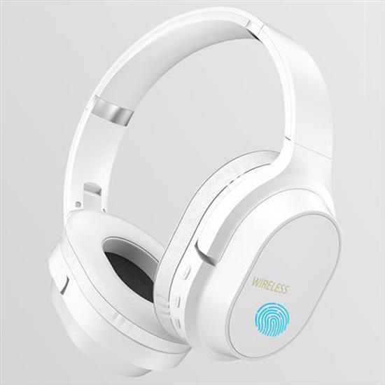 Touch Control Bluetooth 5.0 Headphones Wireless Headset Sports with Mic Support TF Card for Pc Phone