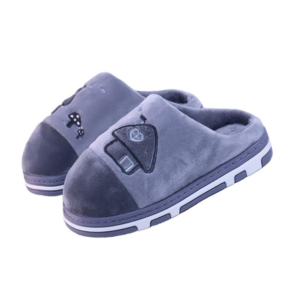 Household Non-slip Plus Velvet Warm Cotton Slippers Winter Ladies' Home Cotton Shoes