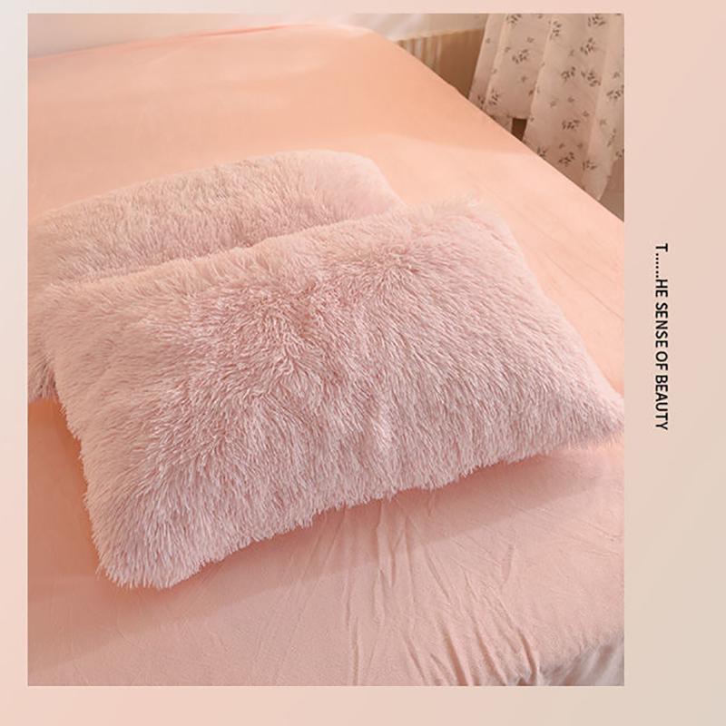 Crystal Plush Plush Bedding Winter Thick Warm Mink Four-piece Suit