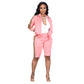 Women Casual Sweatshirt Suit Tops Shorts Autumn Long Sleeve Pullover Loose Sweatshirts Coat Short Pants