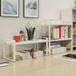 Desktop Shelf Desk File Storage Rack Bay Window Table Multi-layer Wrought Iron Desk Kitchen Finishing Shelf Divider Single Layer