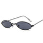 2019 New Brand Designer Vintage Oval Sunglasses Women Men Retro Clear Lens Eyewear Small Sun Glasses