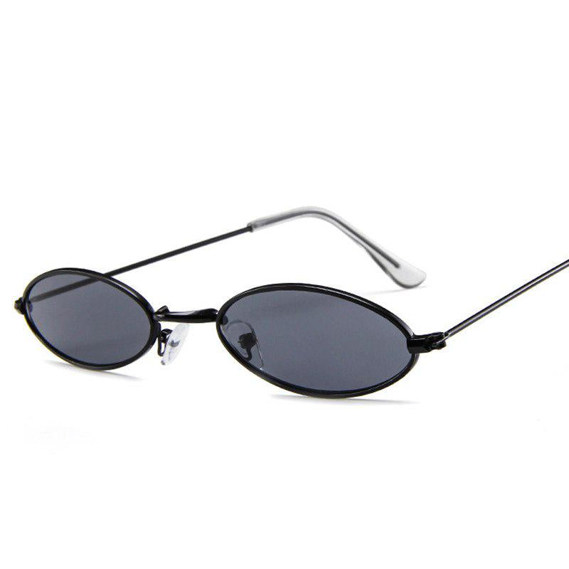 2019 New Brand Designer Vintage Oval Sunglasses Women Men Retro Clear Lens Eyewear Small Sun Glasses