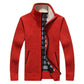 Autumn and Winter Men's Sweater Velvet Thick Warm Casual Cardigan Shirt Loose Fashion Men's Sweater