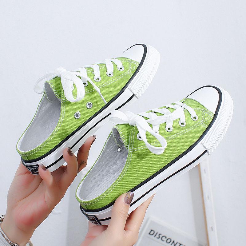 Women Canvas Sneakers Lovers Comfortable Shoes Vulcanize Flats Casual Women Chaussure Lace-up Ladies Trainers Footwear