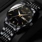 Mens Watches Waterproof Automatic Mechanical Watch Luxury Gold Diamond Mechanical Wristwatches Steel