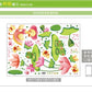 Children's room bedroom background flat waterproof decorative PVC mural removable