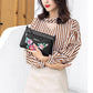 Women Shoulder Messenger Bags Casual Female Crossbody Bags Portable PU Leather Multi-Layer Large Capacity Classic Soft Surface