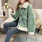 Lamb Wool Coat Women Imitation Fur One Particle Sheep Shearing Korean Loose Coat Women Autumn and Winter