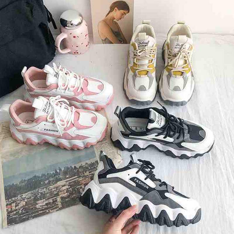 Plus Size 35-40 Summer Retro Women Mesh Sneakers Girls Breathable Running Basketball Shoeses Shockproof Non-slip Pink Shoes