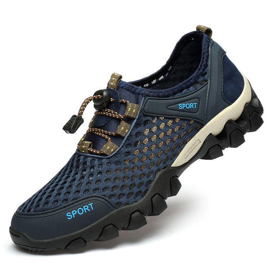 Spring and Summer Flying Woven Mesh Shoes Sneakers Men's Students Casual Breathable Running Shoes
