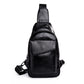 Chest Bag Men Black Multi-pocket Headphone Hole Messenger Bag Outdoor Sports Fitness Shoulder Bag