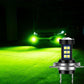 H7 220W LED Seven Color Car Front Fog Light Super Bright Headlight Natural/ Strobe Light Car Light Bulb
