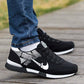 Men Air Cushion Sneakers Non-slip Basketball Shoes Breathable Wear-resistant Mesh Running Shoes