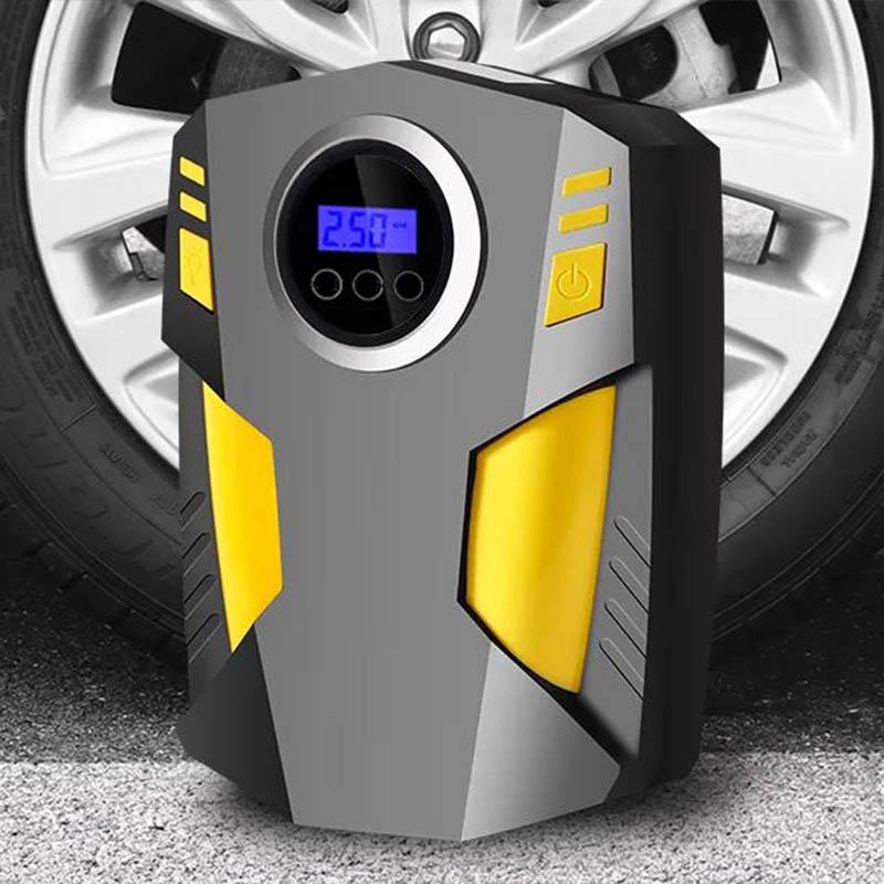 Data Display Screen Car Air Pump Portable Car Tire Multi-function Inflation Tool 12v Refilling Pump Car with Electric Pump High Power General Purpose