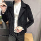Autumn and Winter Woolen Coat Men's Korean Style Trend Short Slim Handsome Woolen Coat Men's Jacket Jacket
