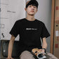 Pure Cotton Short-sleeved T-shirt Men's Summer Trend Loose Wild New T-shirt