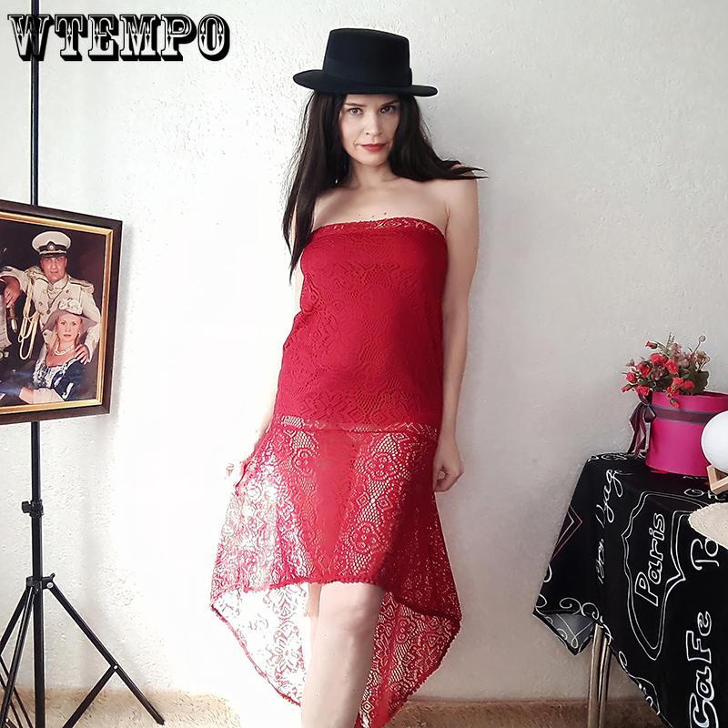 Sexy Women Off Shoulder Tassle Patchwork Crop Top Skirt Suit Laides Cocktail Party Bodycon Dress
