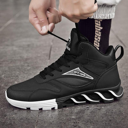 Men's shoes trendy wild Casual tide shoes Men's Sneakers High-Top Basketball Shoes fashion