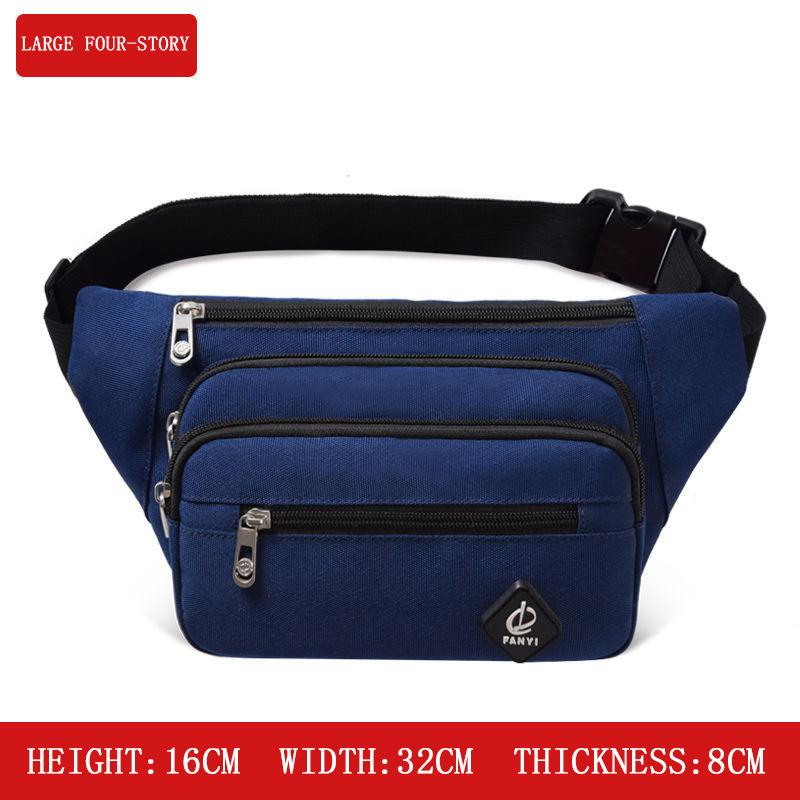 Multifunctional Small Bag Trendy Men's Pockets Outdoor Men's and Women's Casual Running Mobile Phone Pockets Business Collection Wallet