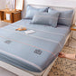 Mattress Protector Bedding Three-piece Cotton Padded Printed Bedspread and Pillowcase