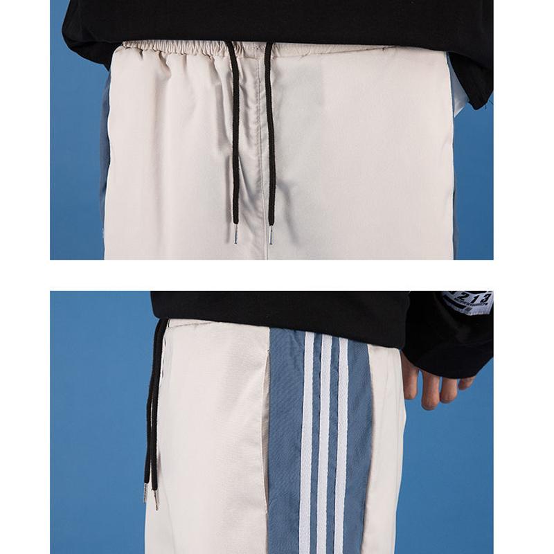 WTEMPO Men's Buttoned Pants Straight Basketball Sweatpants Plus Size Loose Casual Pants