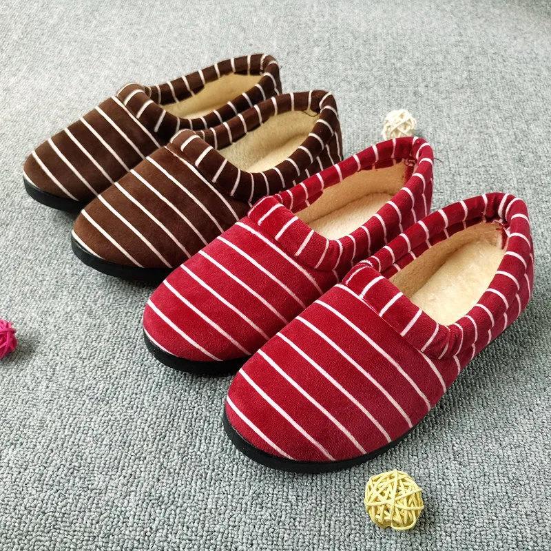 Women's Cotton Shoes Women's Winter Beijing Craft Cloth Shoes Home Shoes Indoor Casual Soft Sole Leopard Print