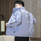 Down Jacket Men's Short Stand Collar Thickened Warmth Korean Version of The Trend of Men's Winter Men's Down Jacket