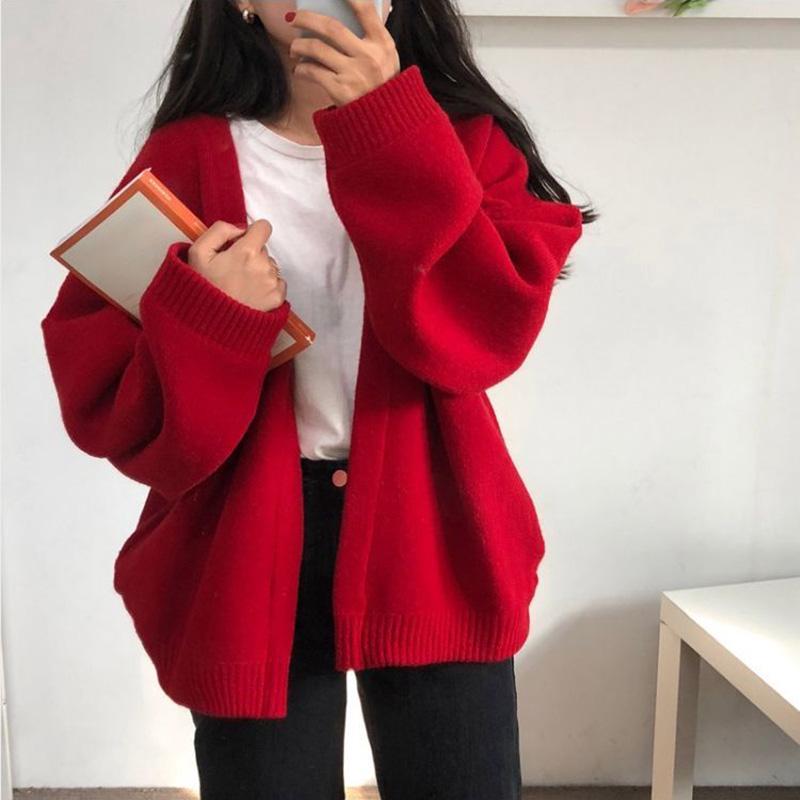 Autumn Loose Coat Student Sweater Long-sleeved Literary Casual Sweater