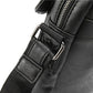 Business Briefcase Men Black Leather Large-capacity Anti-theft Shoulder Computer Mobile Phone Bag