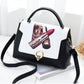 Crossbody Bag Women White Genuine Leather Waterproof Zipper Large Capacity Tote Bags Shoulder Bag