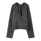 Pofulove Women's Autumn Winter Knit Cardigan Jacket Women Loose Student Thick Sweater Female Coat