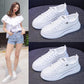 Female White Shoes 2022 Spring New Breathable Student Board Shoes Korean Version Increased Platform Shoes Casual Shoes