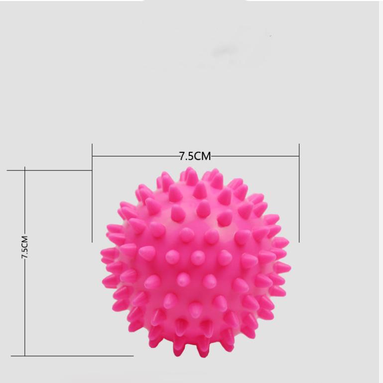 2pcs Massage Ball Relax Balls Hand Foot Point Peanut Massage Spiky Ball Pain Relief Fitness Health Care
