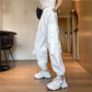 Overalls Women Are Thin and High Waist Spring and Autumn Handsome Black Loose Feet Ins Tide Leisure Sports