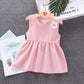 Girls' Cotton Skirt Summer Girls' Princess Skirt Children's Sleeveless Dress Baby Summer 1-4 Years Old