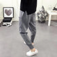 Autumn and Winter Women's Trousers Korean Version of Wild Loose Feet Knitting Sports Harem Pants Women's Radish Casual Pants Women