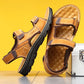 2020 Fashion Men Breathable Sandals Summer Casual Shoes Beach Sandals Genuine Leather Men Shoes