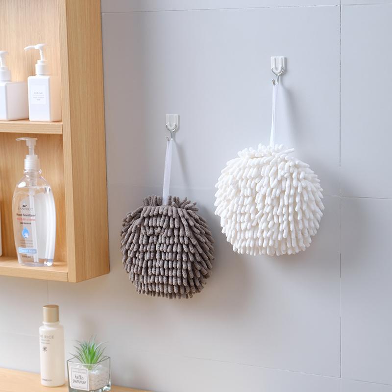 Plush Chenille Hand Towel Kitchen Towels Bathroom Soft Quick-Drying Towel