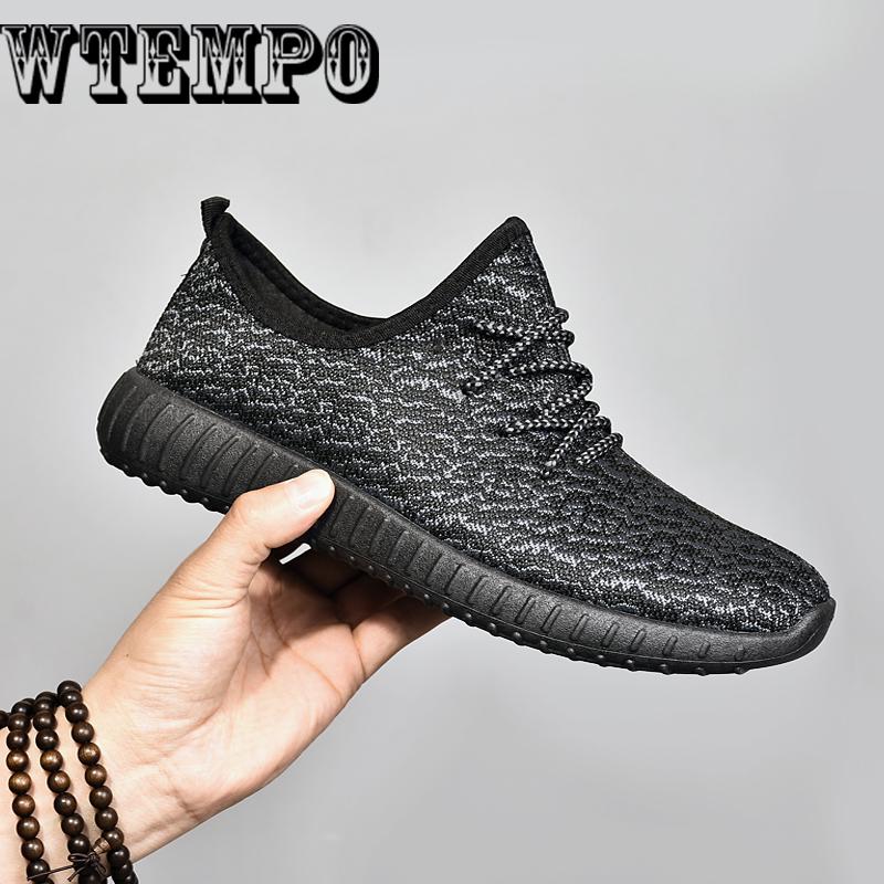 Men Sport Shoes Air Mesh Breathable Lace Up Running Shoes Athletic Jogging Walking Men Sneakers