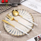 Nordic Stainless Steel Spoon Steak Knife Fork Cutlery Set Home Hotel Knife Fork Spoon Three-piece Set