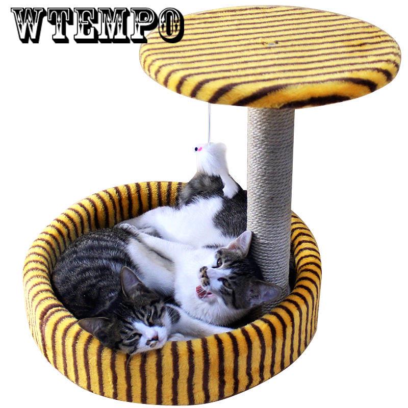 Cat Climbing Frame Cat Post Tree Pole Furniture Gym House Toy Cat Jumping Platform
