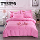 Comfortable Nude Sleeping Bedroom Bedding Set Summer Ice Silk Bed Four Sets of European Silk