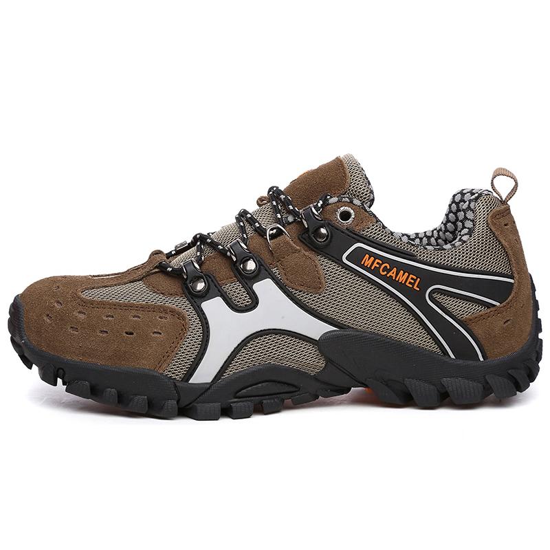 Unisex Hiking Shoes Outdoor Sports Shoes Non-slip Wear-resistant Hiking Shoes Breathable Lightweight Running Shoes Camping Fishing