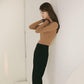 Half-Turtleneck Neck Sweater Spring Slim Thin Ladies Sweater with Black Bottoming Shirt Top